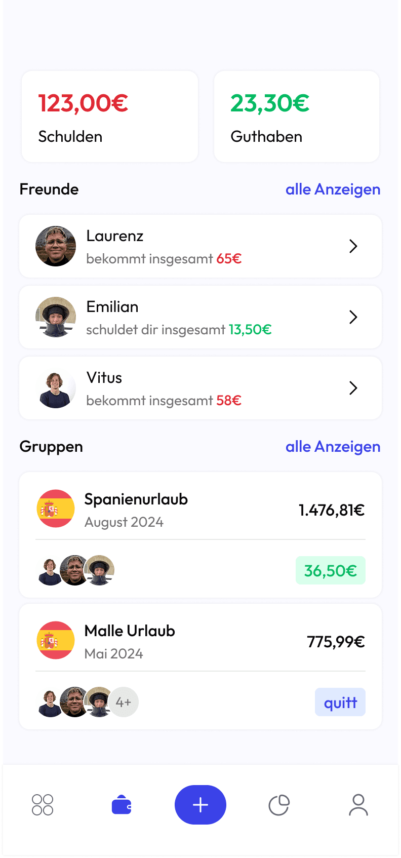 TrackBud screen 2